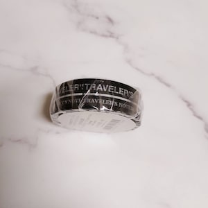 mt  Washi Masking Tape/  Limited Edition Traveler's Factory /  Black Traveler's Factory Logo