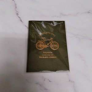 TRAVELLER'S COMPANY Traveler's Notebook Letterpress Refill/paspoortformaat/tokyobike x Traveler's Company Passport Kraft-inzetstuk - Tokyo Bike