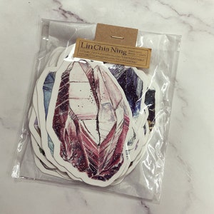2015 Lin Chia Ning Frames cartões/ilustrador de TAIWAN/cartões de minério/Lin Chia Ning/10 unidades de conjunto