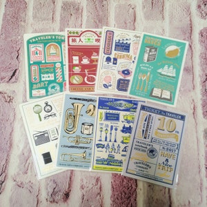 Sticker Release Paper Journal Insert, Handmade Midori Travelers Notebook  Filler, the Artsy Lab Shop 