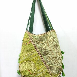 Indische Vintage Handgemacht ethnischen Design boho Mehrzweck bestickte Tasche handgemachte Tasche Schultertasche Baumwolltasche Patchworktasche
