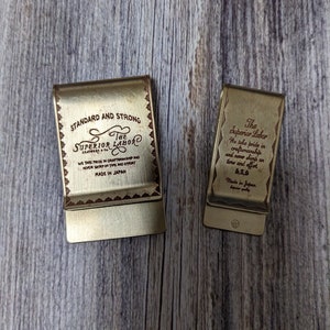 The Superior Labor T.S.L Kurashiki  Messing geldclip messing clip