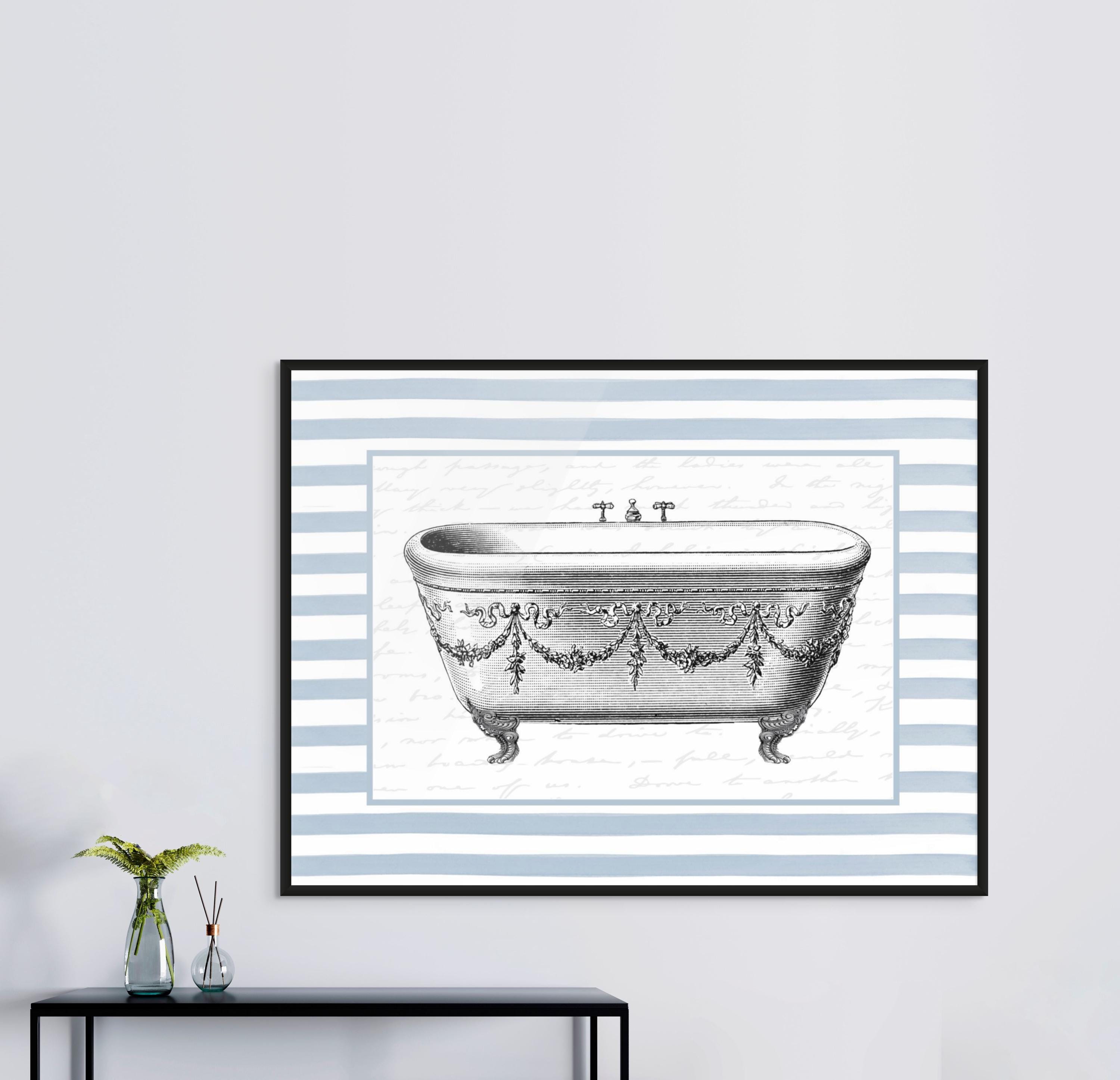 Bathroom Wall Art, Bathroom Wall Decor, Vintage Bathroom Decorations, Farmhouse Bathroom, Bathroom Sign, Bathroom Print, Bathroom Framed Art