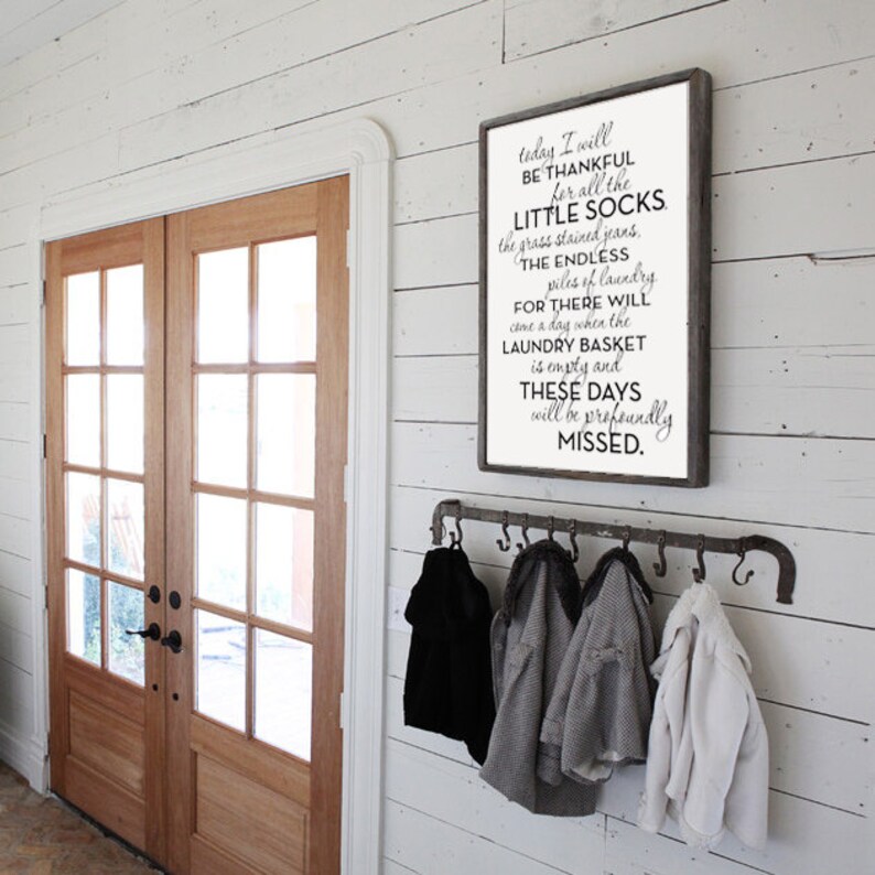 Today I Will Be Thankful For All The Little Socks Print Etsy
