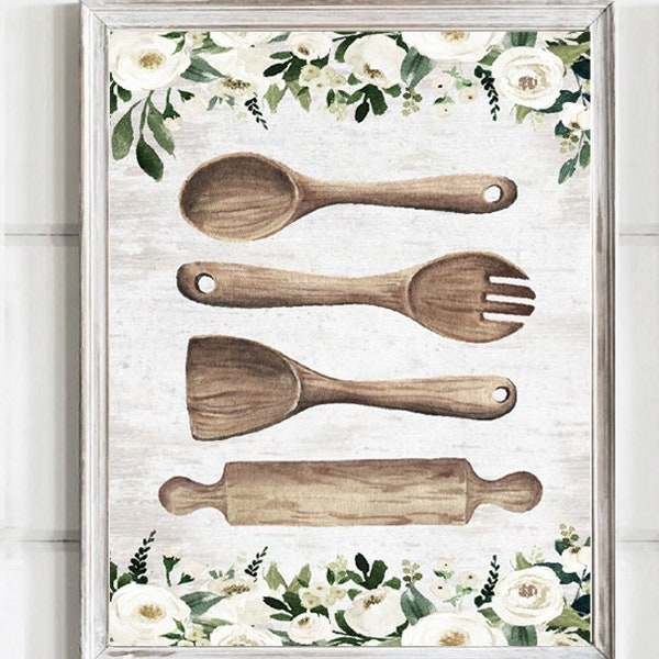 Kitchen Wall Decor Etsy