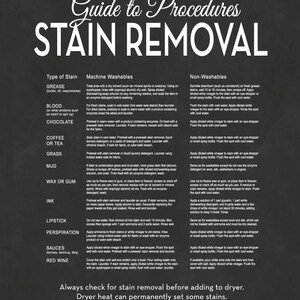 CONJUNTO 'Servicio de lavandería y eliminación de manchas' | Etsy