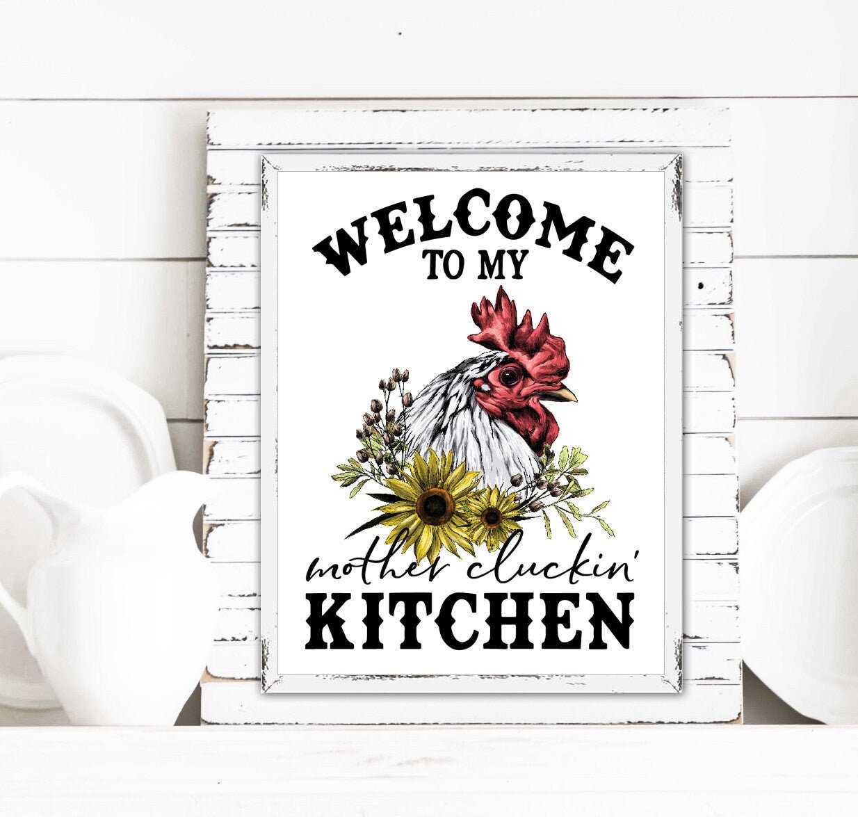Welcome to our Mother Cluckin' Kitchen Cutting Board Sign – Northwest  Crafts and Decor LLC