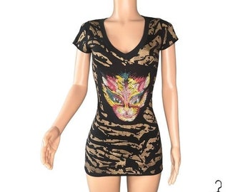 Ed Hardy Y2K Crystal Embezzled Top