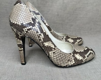 VTG Bally Snakeskin Pumps