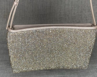 Very Rare Swarovski Crystal Mesh Bag