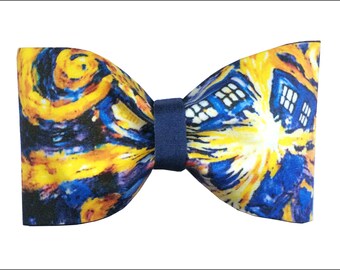 Doctor Who Baby Bow: TARDIS Police Box Clip or Headband