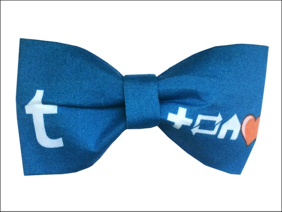 Tumblr Dash Inspired Hair Bow Or Bow Tie Cute Internet Fabric Etsy