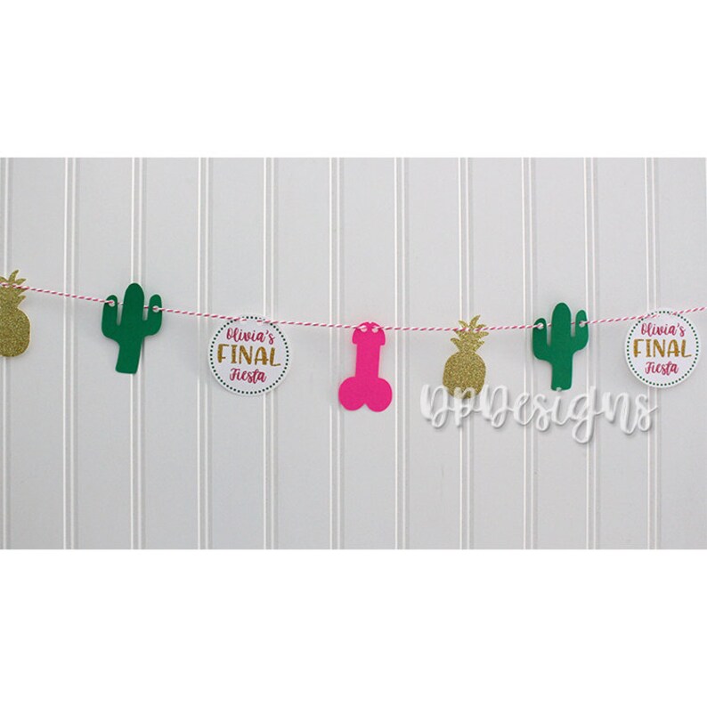 Final Fiesta Bachelorette Cupcake Toppers Etsy