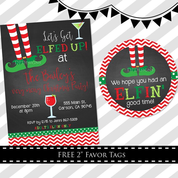 elfed up invitation holiday