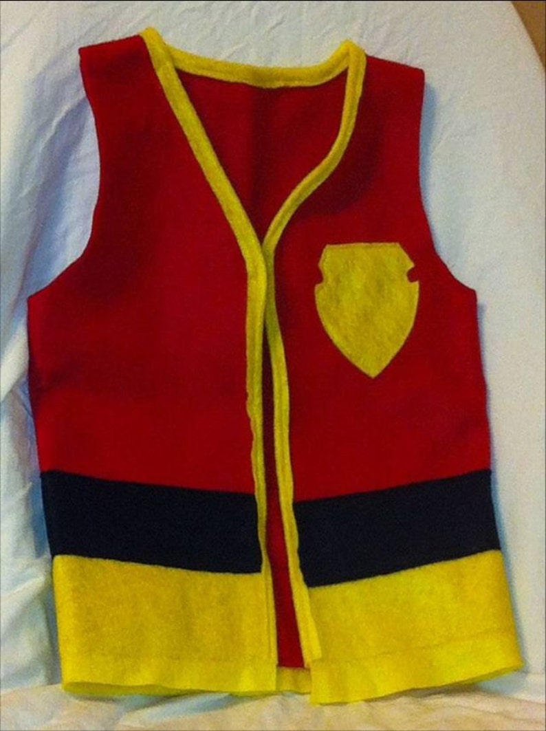 Fireman dress up vest daycare dramatic play size 24 Etsy