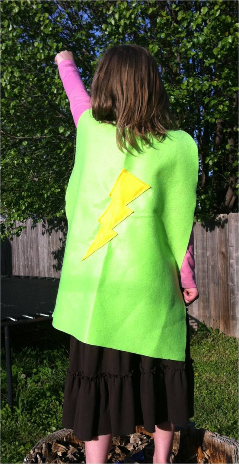 Custom Felt Superhero Cape Flash Children's Etsy