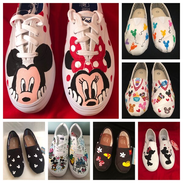 Hand Painted Mickey - Etsy