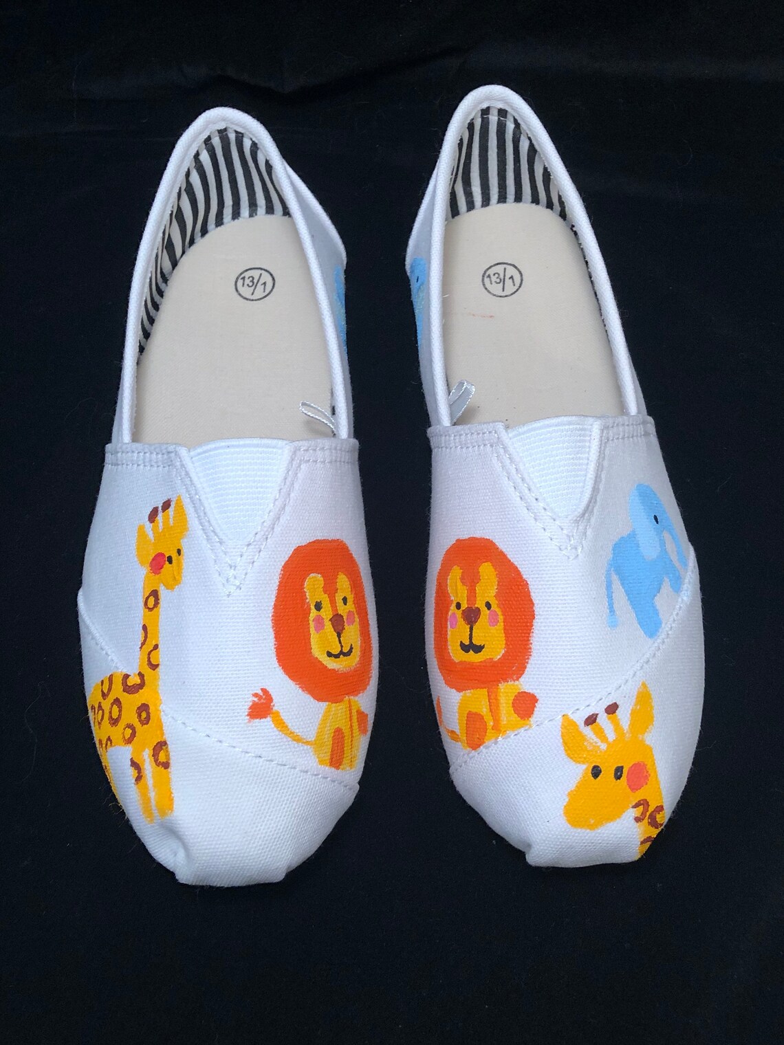 Farm Hand Painted zoo Shoes Petting zoo animals Toddler kid Etsy