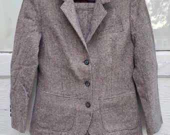 Vintage Pendleton women's wool tweed blazer and skirt suit set size 10