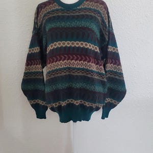 vintage sweater vintage Glenallan wool sweater made in Scotland vintage unisex men&#39;s Scottish wool sweater