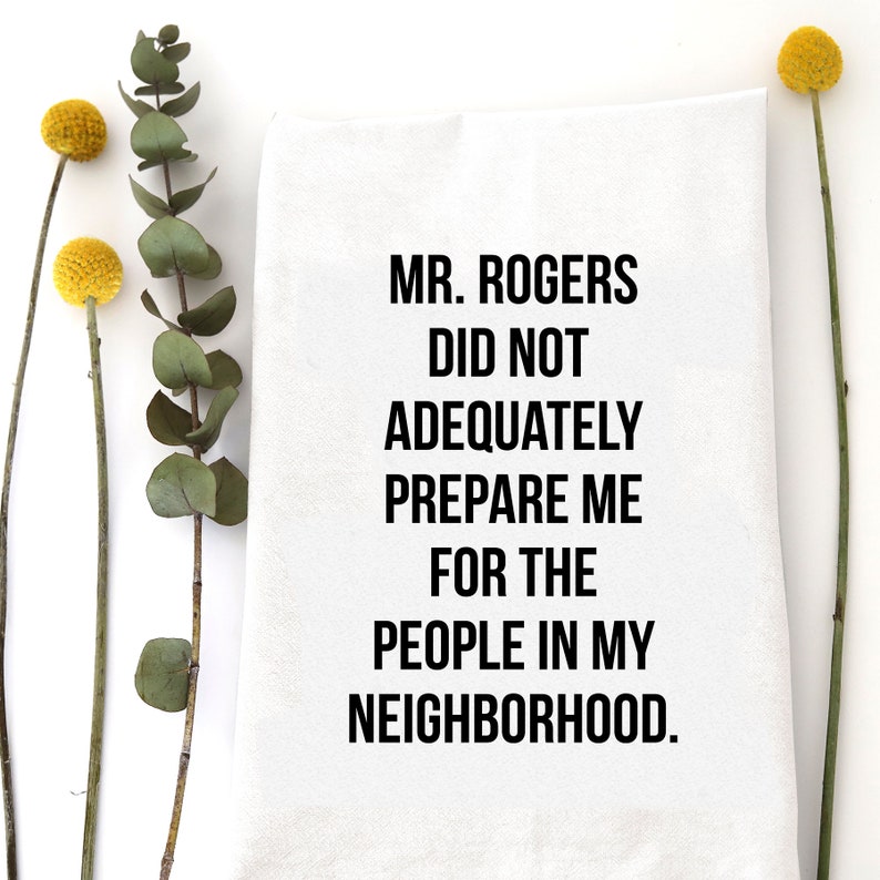 Wildwood Landing Mr. Rogers Tea Towel