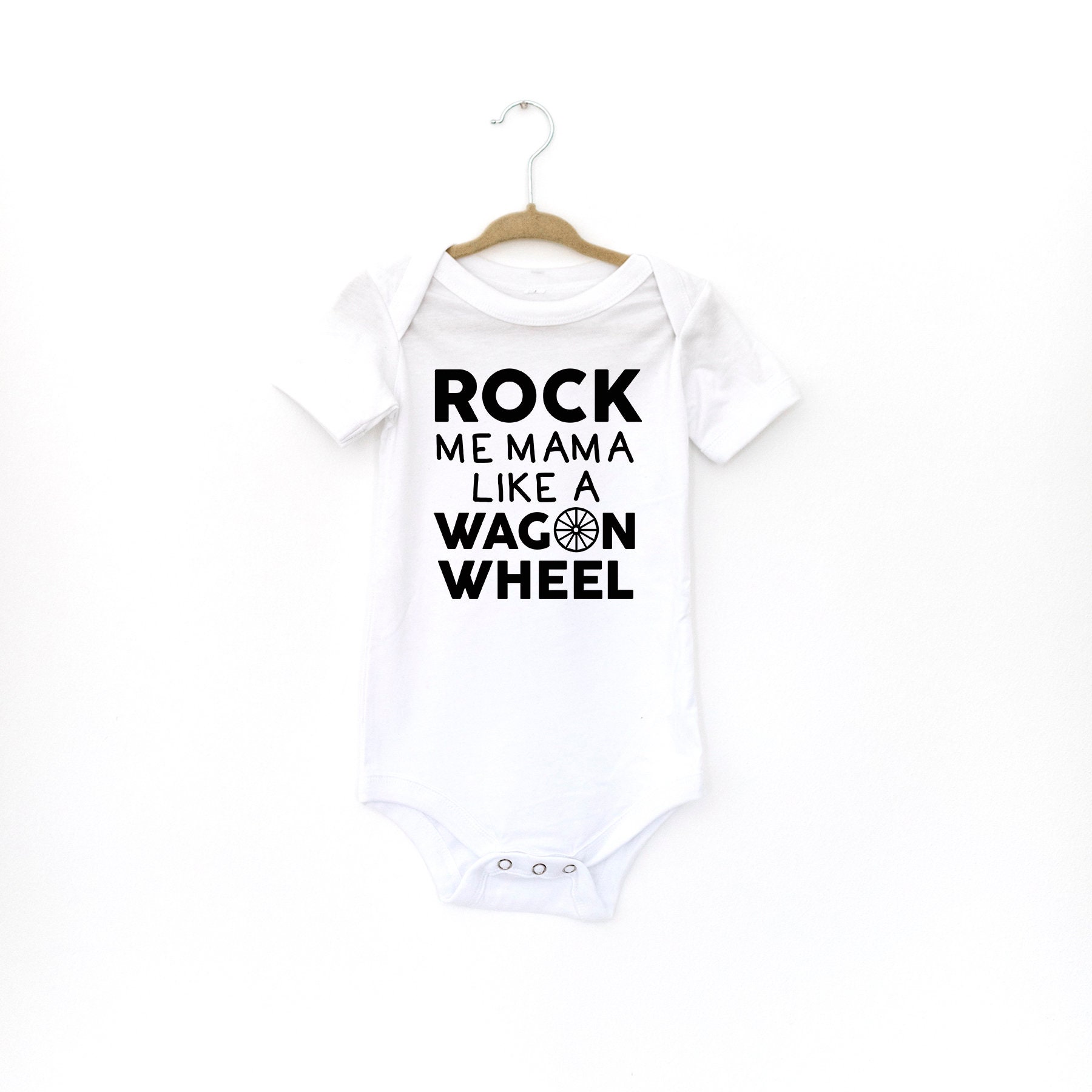 Baby ROCK ME MAMA Like a Wagon Wheel on Sale Etsy UK