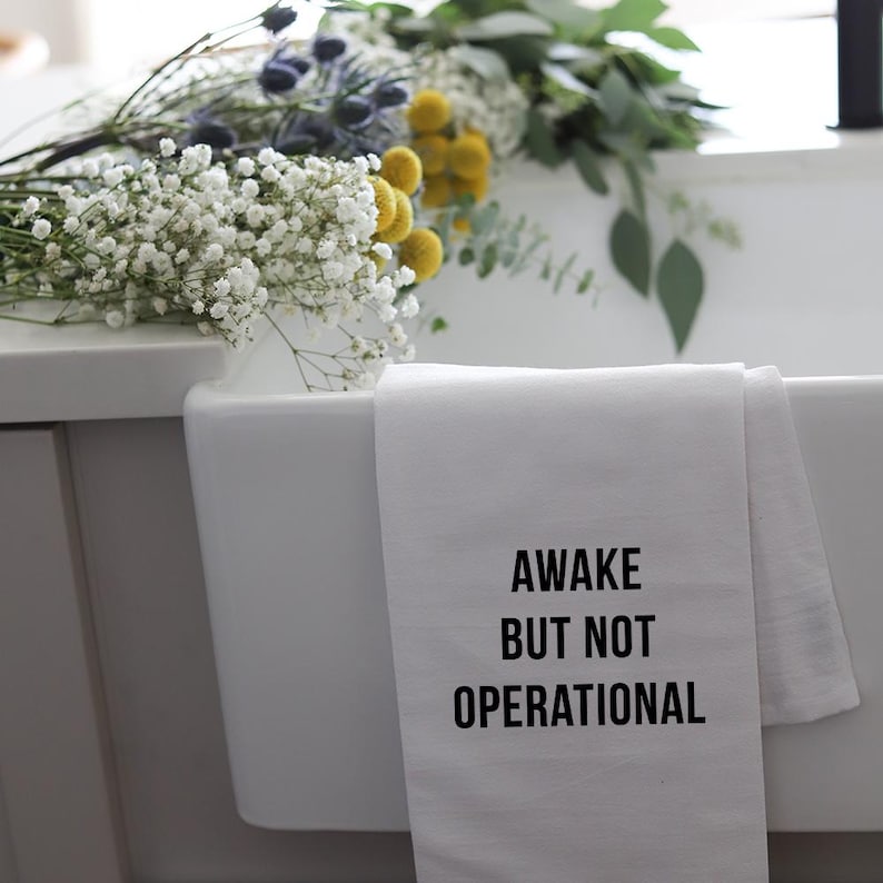 Wildwood Landing Awake Not Operational Tea Towel - Thumbnail 4