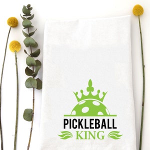 Pickleball King Tea Towel