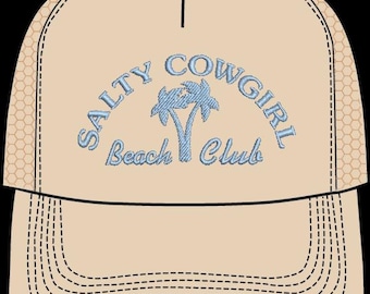 Salty Cowgirl Beach Club Hat