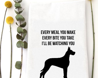 Great Dane Tea Towel
