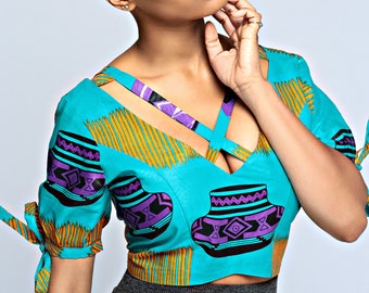 Ankara Ilola Crop Top