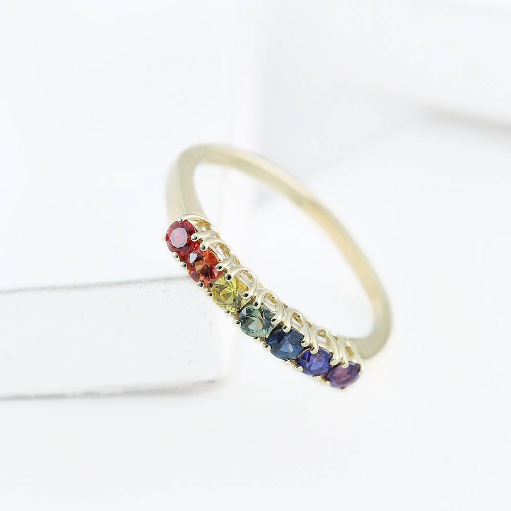 Gay & Lesbian Delicate engagement ring Unusual wedding ring Etsy