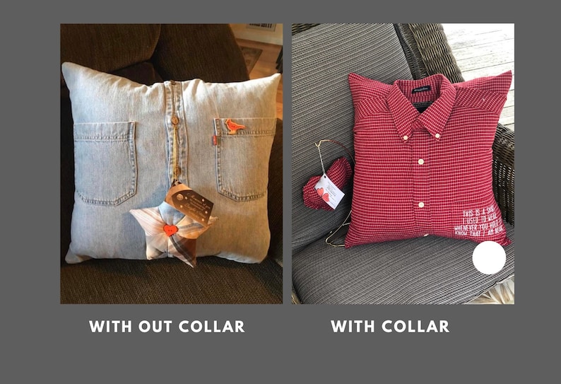 Memory Pillow Made From Tshirt Keepsake Pillows Shirt Etsy