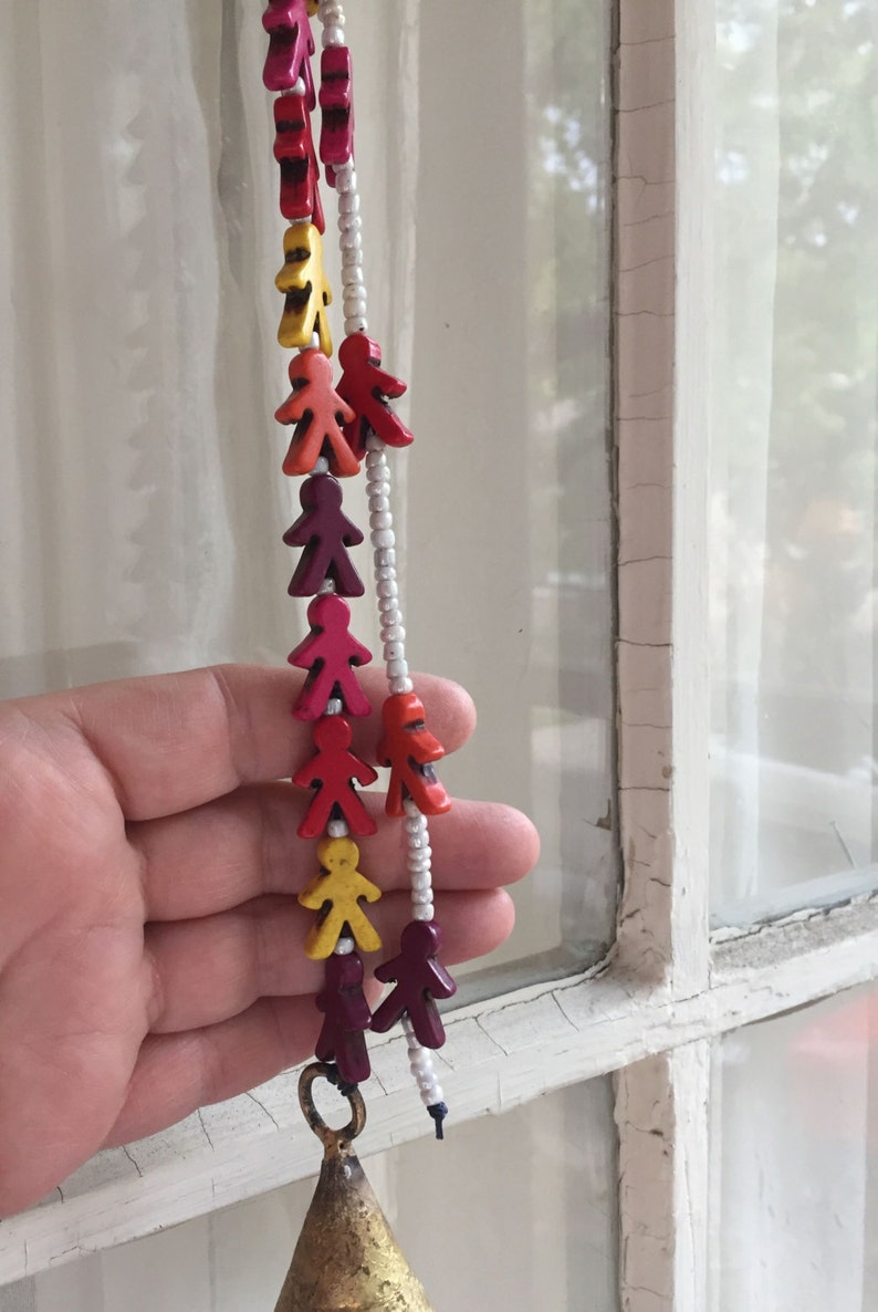 Hanging String of Bells Metal Bells Garden Chimes Bells Etsy