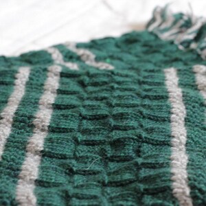 PATTERN ONLY Slytherin-Inspired Scarf Pattern Knit your own scarf image 3