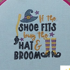 If the Shoe Fits Sketch - 4 maten inbegrepen- Borduurontwerp - DIGITAAL BorduurONTWERP