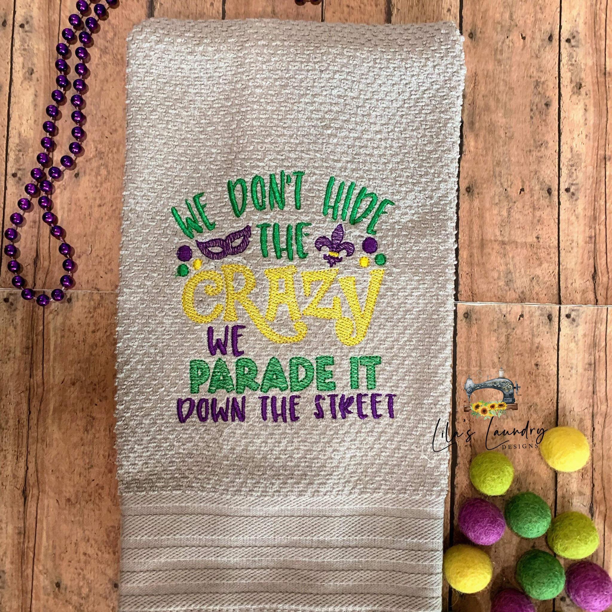 Hide the Crazy 3 Sizes Included Embroidery Design DIGITAL - Etsy