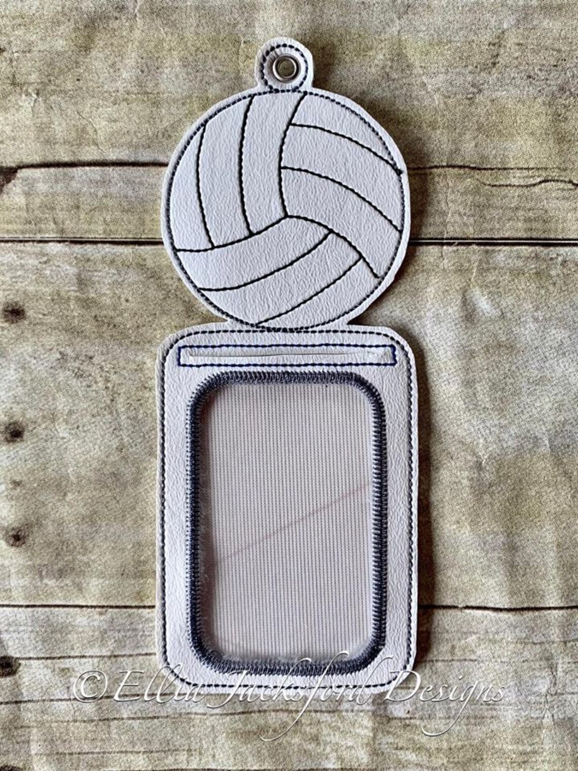 ITH Volleyball ID Holder/luggage Tag 5 X 7 Embroidery Etsy