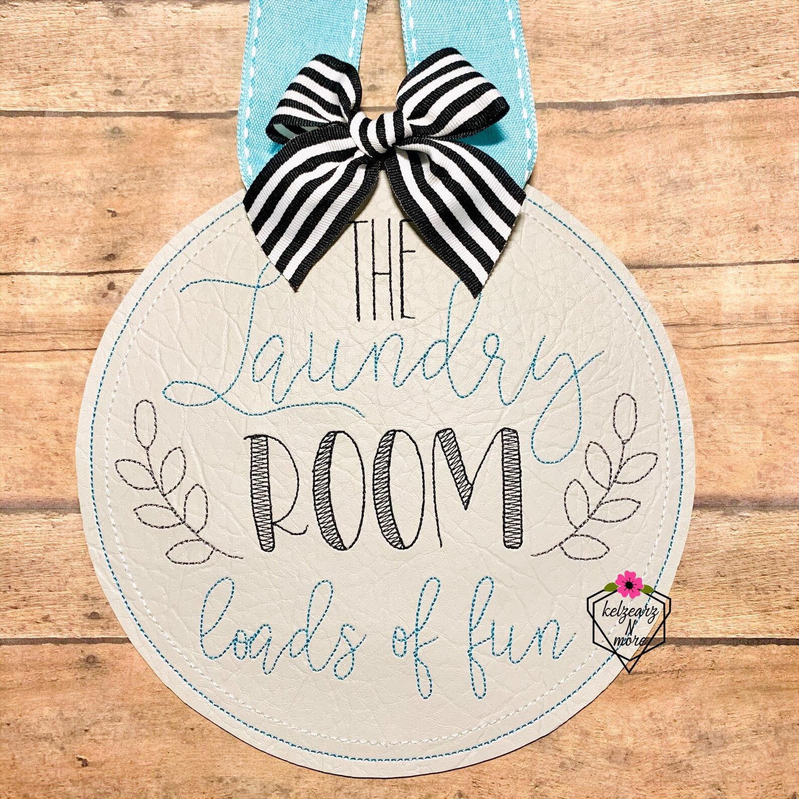 ITH Laundry Room Door Hanger 3 Sizes Included Embroidery Design DIGITAL