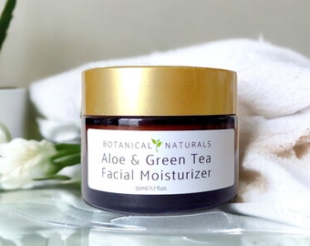 Antioxidant Moisturizer Aloe & Green Tea Botanical Face Cream