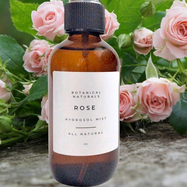 Rose Hydrosol Mist, Body Spray, Natural Room Freshener, Linen Spray