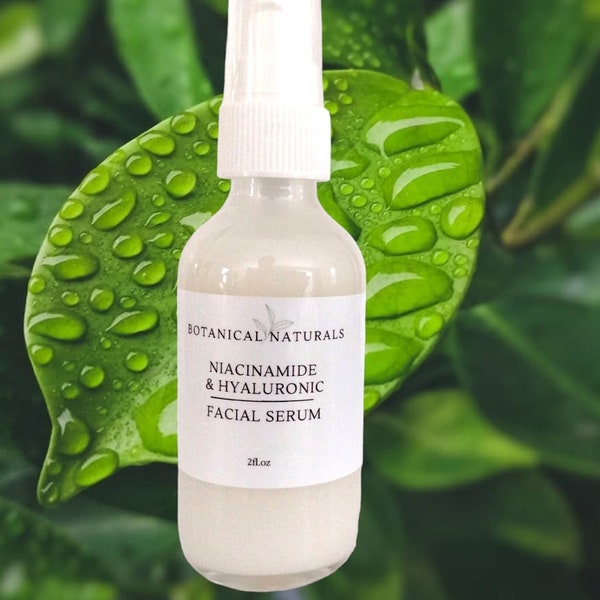 Niacinamide & Hyaluronic Facial Serum, Moisturizer, Vitamin B3, Under Eye