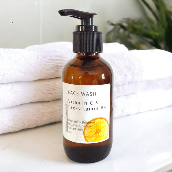 Gentle & Brightening Vitamin C Face Wash, Sulfate Free