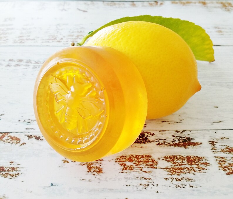 Turmeric & Honey Facial Soap Lemon Ginger Oily Acne Prone Etsy