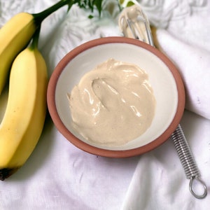 Banana & Yogurt Facial Mask, Clay Mask, Cleansing Grains, All Skin Types