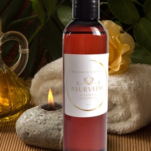 Warming Ayurvedic Massage Oil, Turmeric, Ginger, Balancing, Vata, Kapha