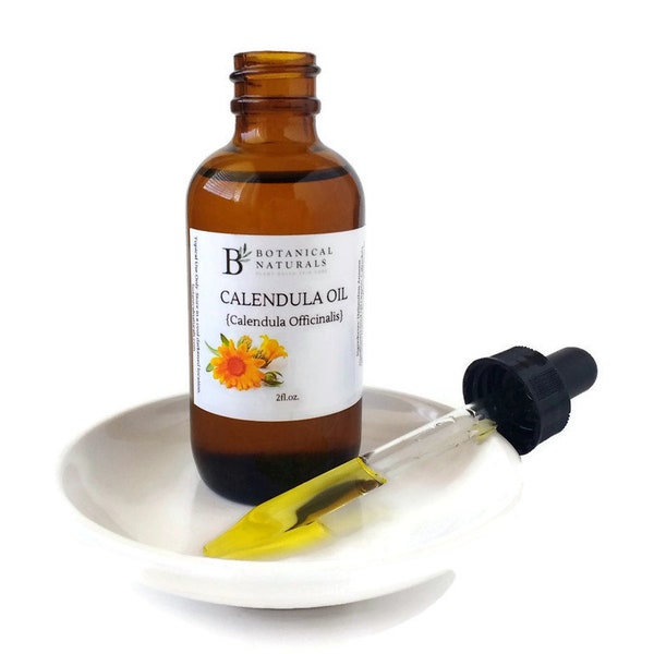 Calendula Oil, Herbal Infused, Natural Skin Care