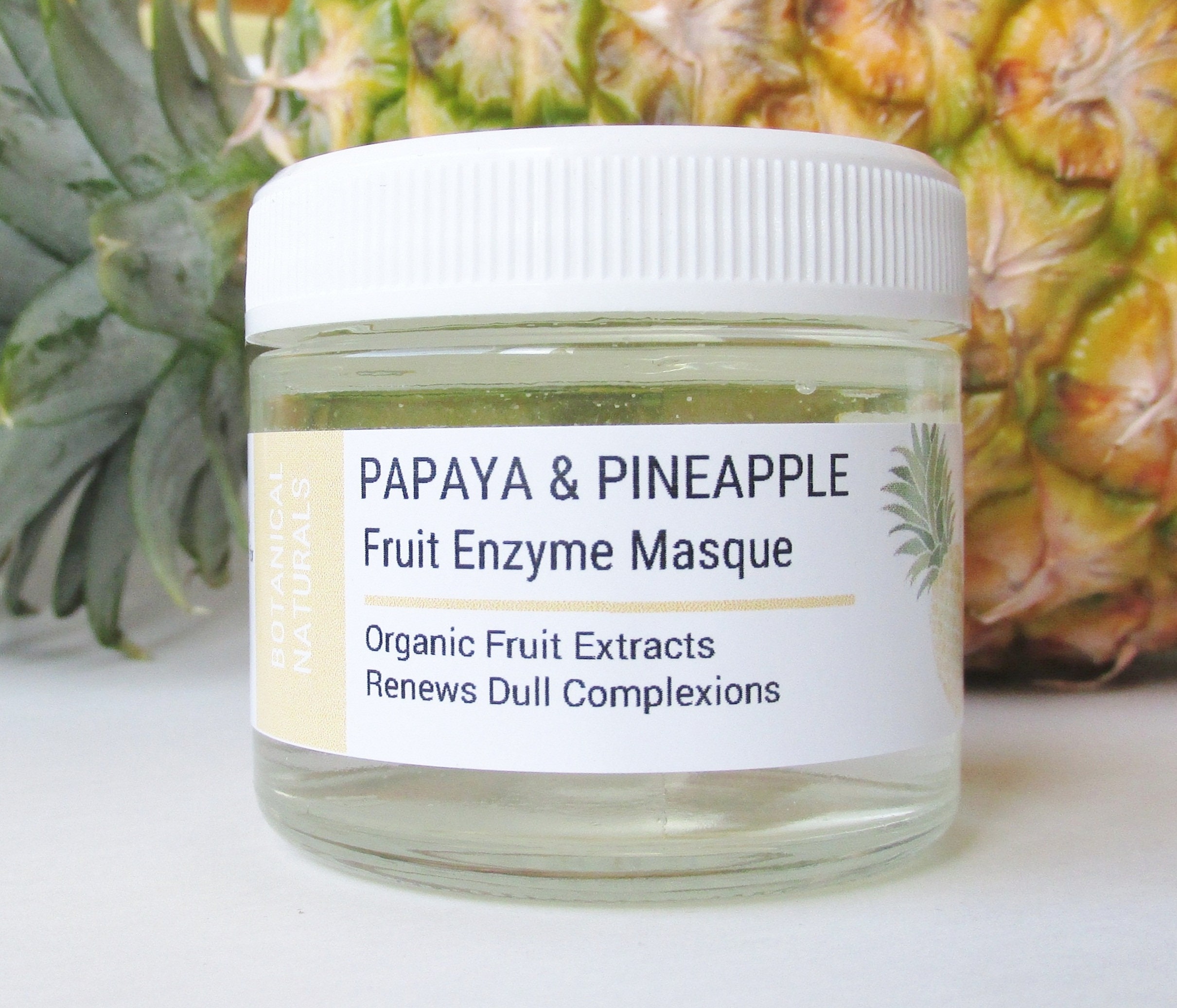 Papaya & Pineapple Enzyme Face Mask Clarifying Papain Etsy