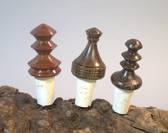 Bottle Stopper, Wine Stopper, Wine Bottle Stopper, Wood Wine Stopper