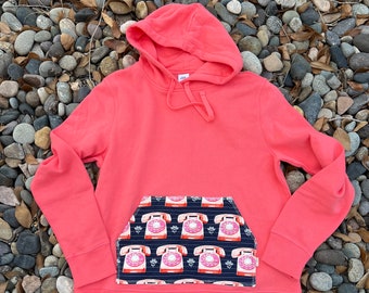 Cotton and Steel quilted pocket hoodie - quilt fashions